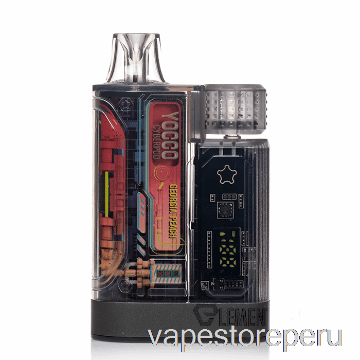 Vape Desechable Yocco Cyberpod 12000 Desechable Georgia Melocotón